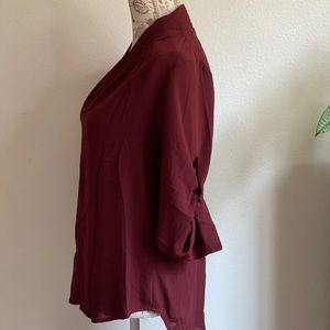 Mossimo burgundy blouse size small
